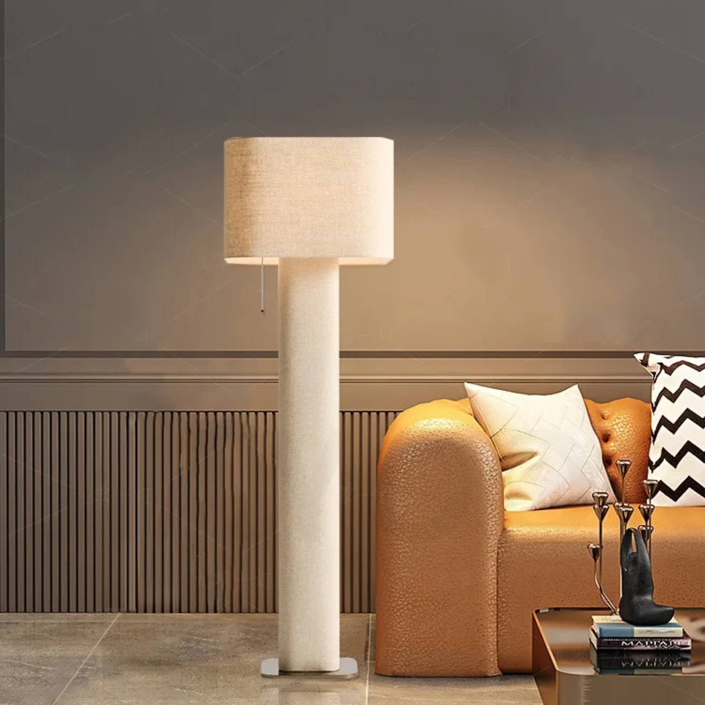 120cm Stylish Vertical Lamp with Warm Ambient Light