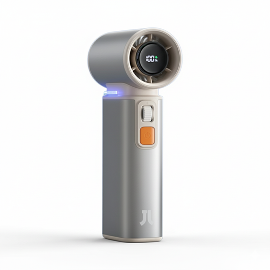 Portable Turbo Handheld Fan with 100 Speeds and LED Display