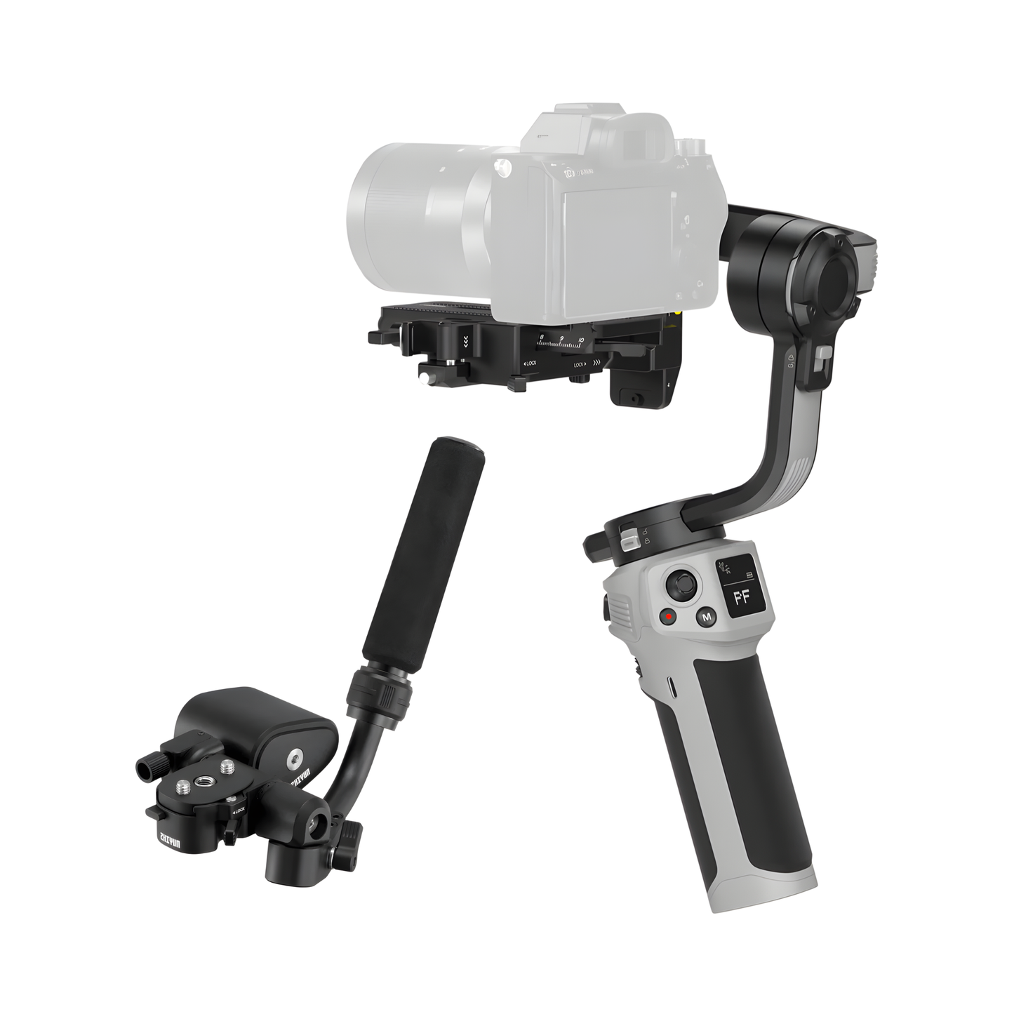 3 Axis Camera Gimbal Stabilizer with Grip Mode 2.5