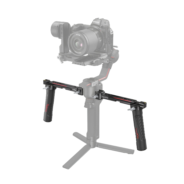 Adjustable Dual Handgrip Gimbal Stabilizer Handle