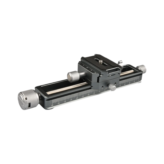 Vlogging and Macro Camera Rail with Quick Release System