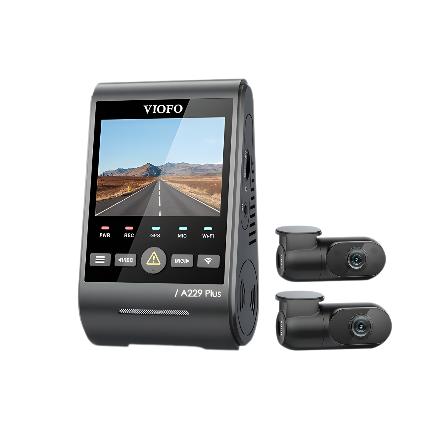 3 Channel Smart DVR 64GB for Full Car Coverage
