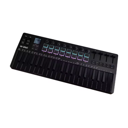 Wireless 37-Key MIDI Controller with Hardware Controls and Pads