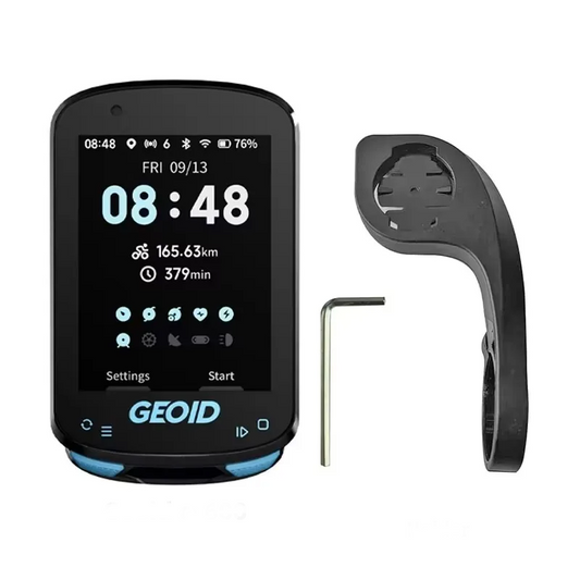 GPS Bike Computer Set with Navigation Color Screen and WiFi