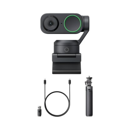 4K Streaming Webcam Tripod AI Tracking Noise Cancel Mic