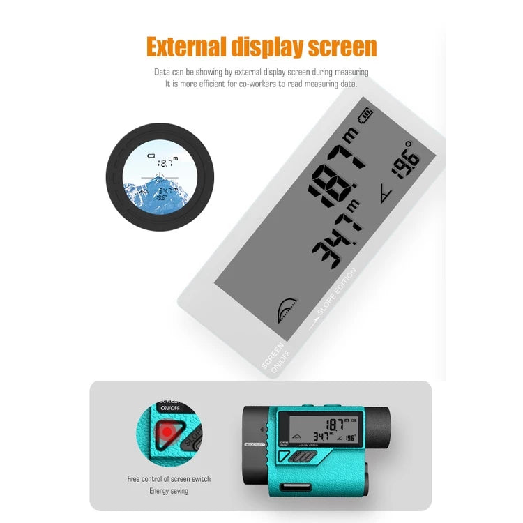 Compact 1200M Laser Distance Meter for Golf and Outdoor