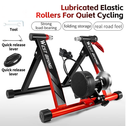 Indoor Wired Bike Trainer Six Speed Magnetic Resistance Roller