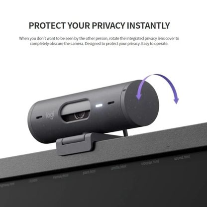 Pink Full HD 1080p Webcam with Auto Framing