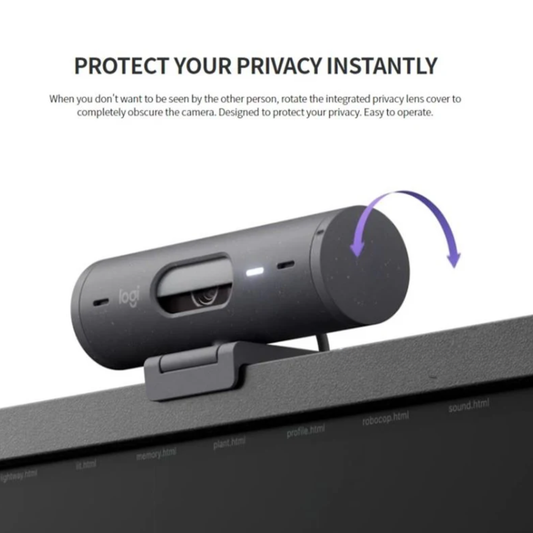 Pink Full HD 1080p Webcam with Auto Framing