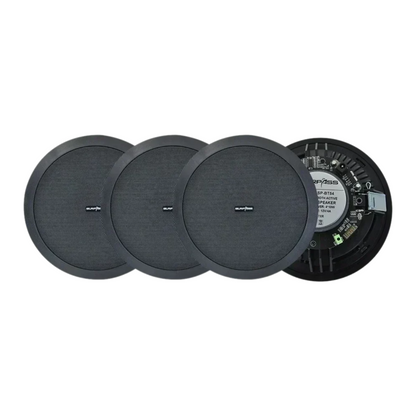 Wireless Ceiling Speaker Set with Amplifier and Passive Units