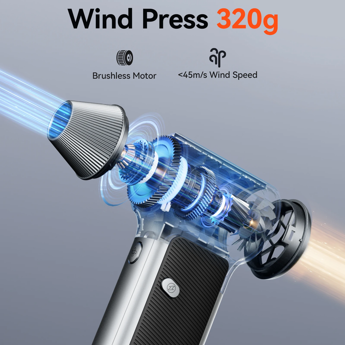 Cordless Air Blower for Car PC and Home Cleaning