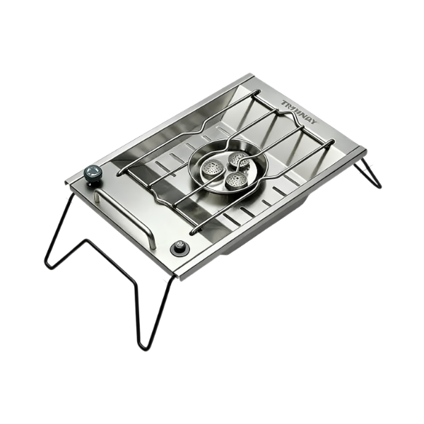8000W 3 Burner Portable Gas Camping Stove Stainless Steel