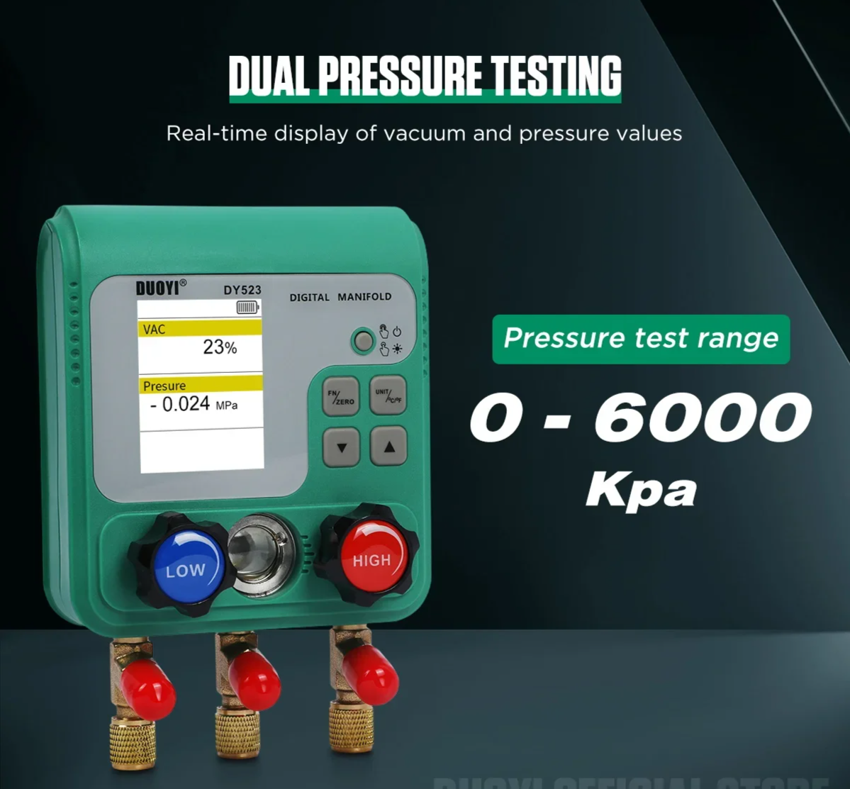 Electronic Vacuum Gauge for HVAC Repair