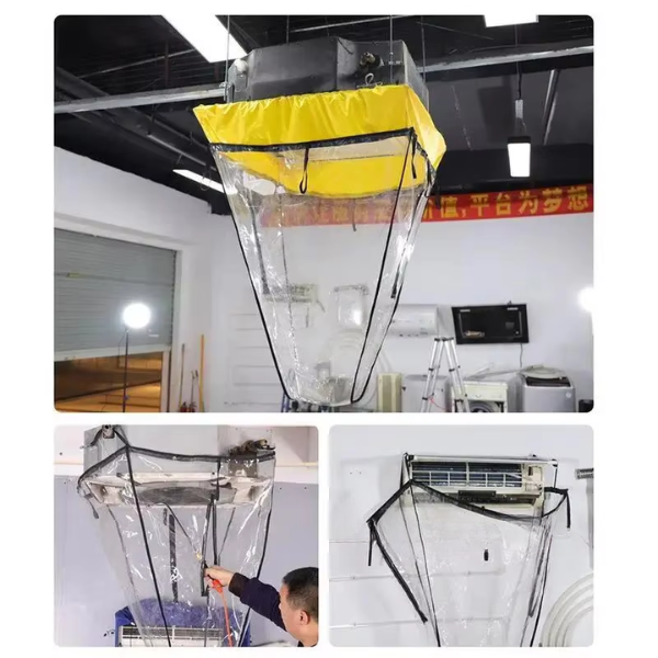 Waterproof Reusable Air Conditioner Cleaning Cover for Split Systems