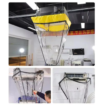 Waterproof Reusable Air Conditioner Cleaning Cover for Split Systems