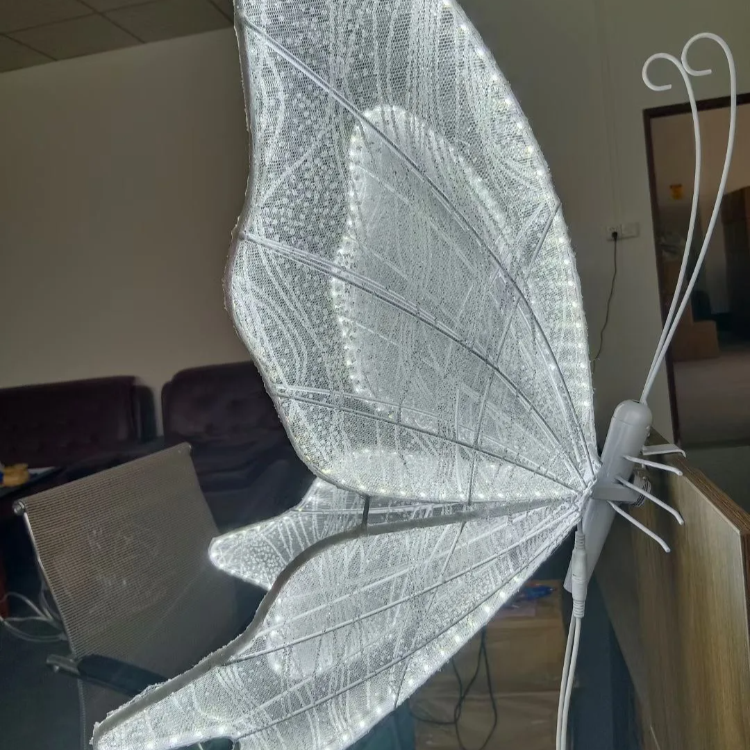 White Butterfly 60cm LED Lace Light for Party Setting