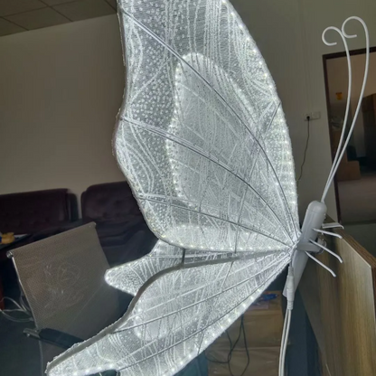 White Butterfly 60cm LED Lace Light for Party Setting