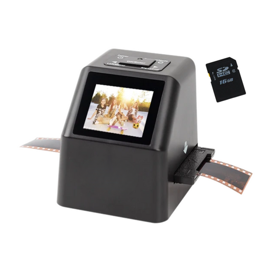 Portable 22MP Slide & Negative Scanner with 16GB SD Card