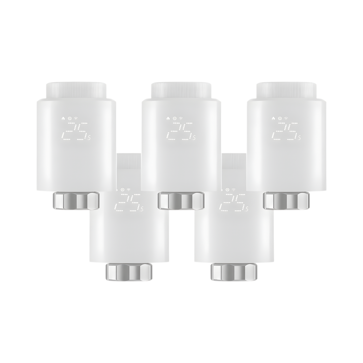 SONOFF 5-Pack Smart Heating Radiator Valves with Remote and Voice Control