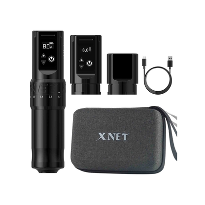 Wireless Tattoo Pen LCD Battery Adjustable 7 Stroke