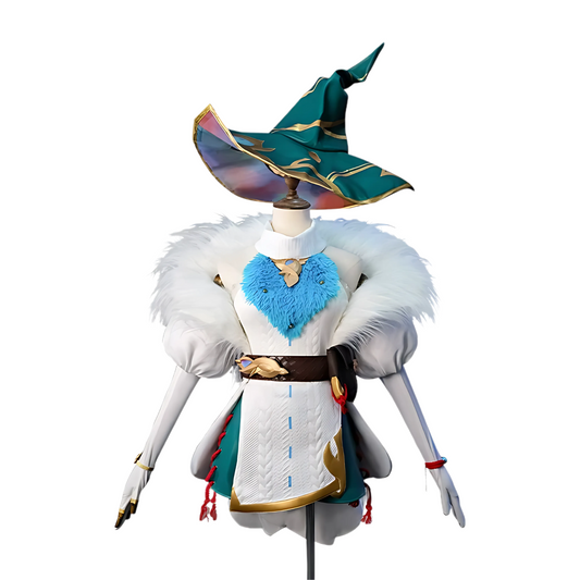 Aurora Cosplay Costume Full Set with Hat and Accessories