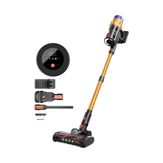 Cordless Handheld Vacuum Cleaner 550W with Touchscreen Control