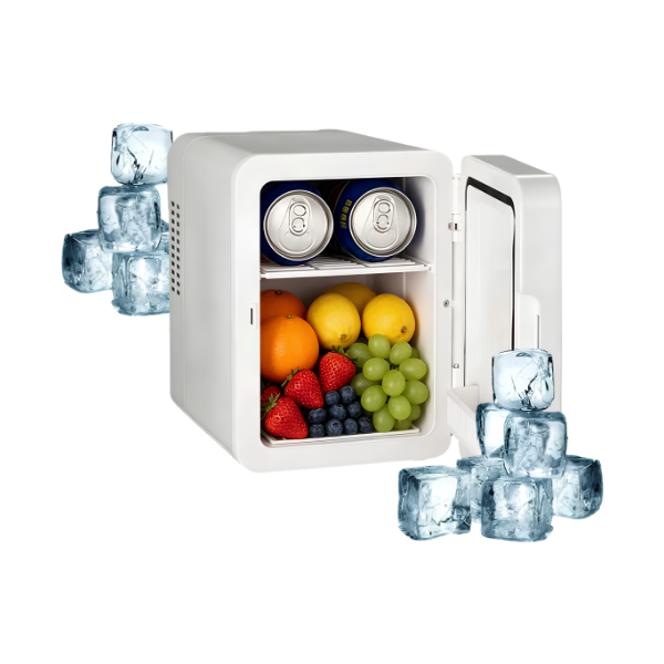 4L Mini Car Fridge Freezer for Car and Home Use