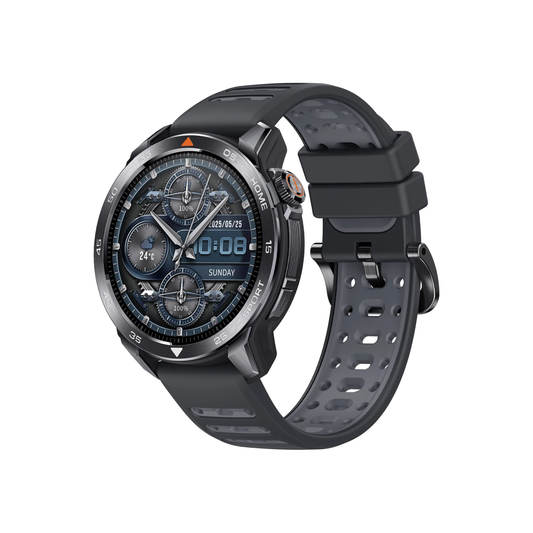 Dark Gray Waterproof Smartwatch with Bluetooth Calling