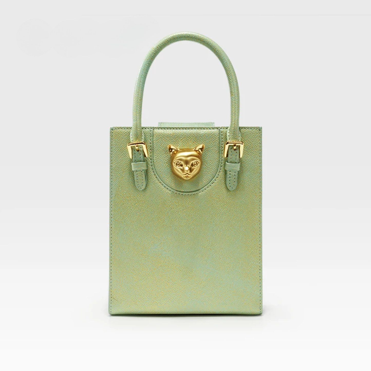 Women Green Leather Casual Shoulder Bag