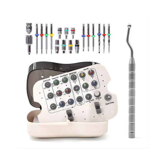 Dental Implant Broken Screw Remover Kit with Surgical Tools