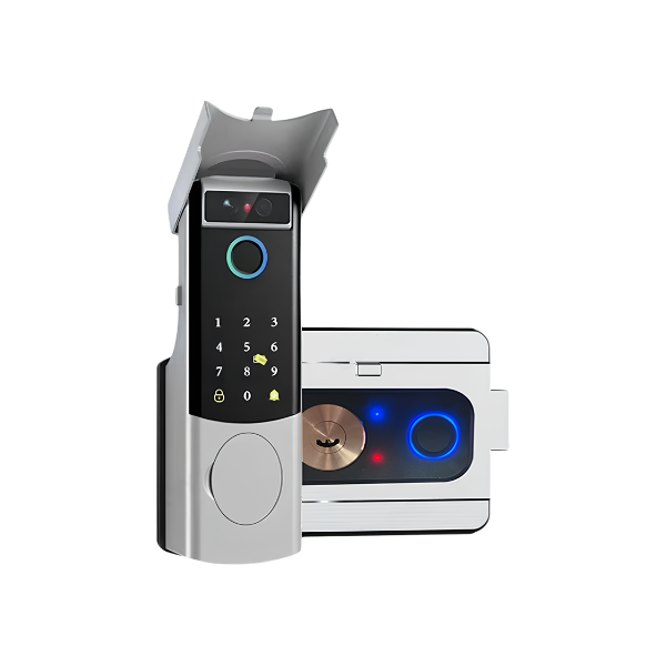 Smart Face Recognition Waterproof Door Lock with Video Intercom