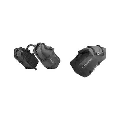 48L Waterproof Motorcycle Pannier Bags 2 Pack Heavy Duty