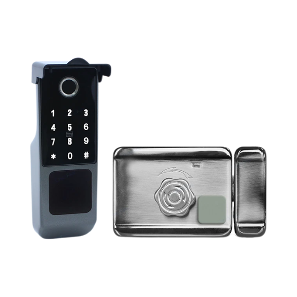 Smart Outdoor Gate Lock Fingerprint WiFi RFID Keyless