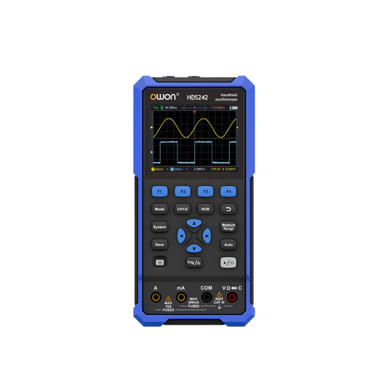 Handheld Digital Oscilloscope 40MHz Dual Channel with Multimeter