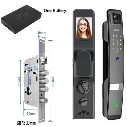 WiFi Fingerprint Smart Door Lock with Face Unlock