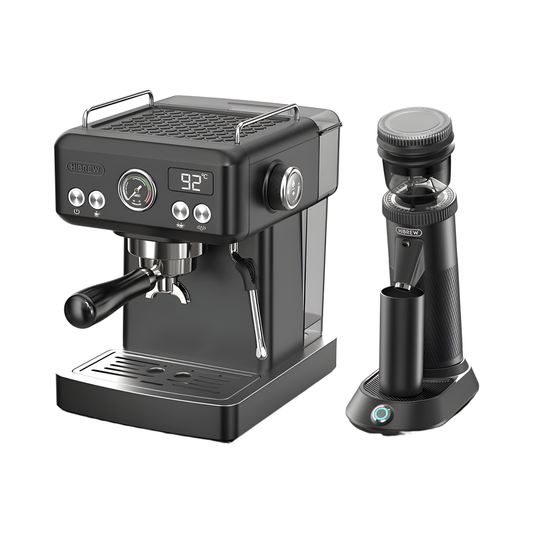 Electric Coffee Grinder Black 48mm Burr Compact Espresso