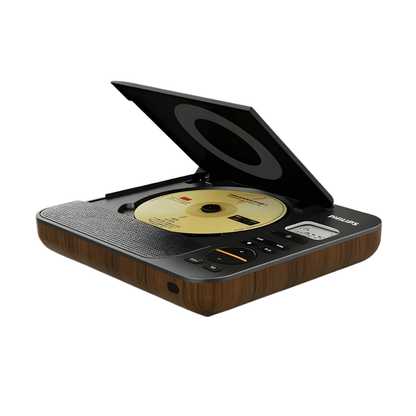 Retro Desktop CD Player with Bluetooth and USB/TF