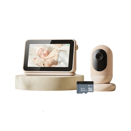 Smart Baby Monitor with Screen Two Way Audio 32GB Storage