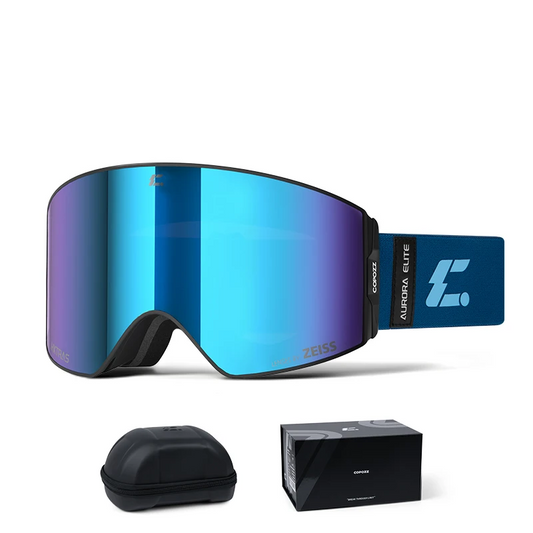 Blue Magnetic Ski Goggles UV400 Snowboard Glasses