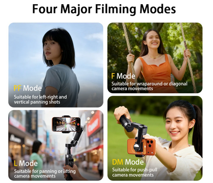 3-Axis Smartphone Gimbal with AI Face Tracking