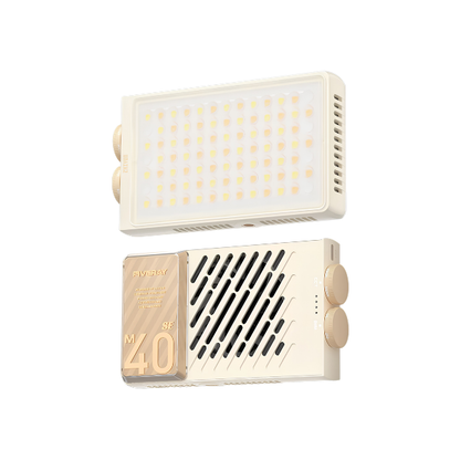 Portable 40W LED Video Light 2700K-8500K Rechargeable