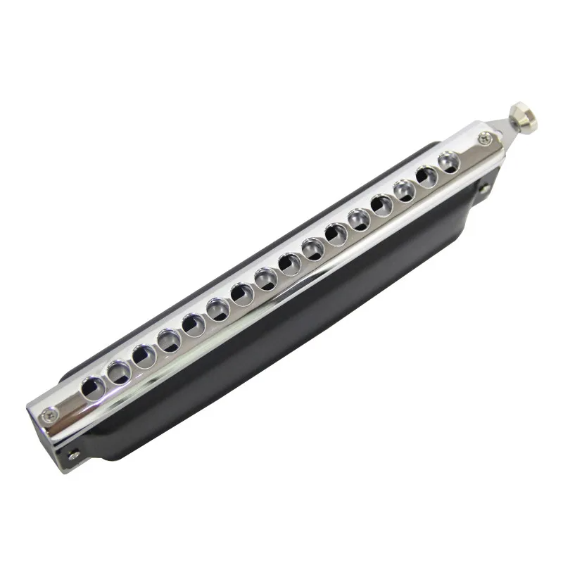 Professional 16-Hole Chromatic Harmonica 64 Tones C Key