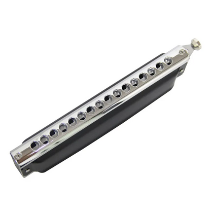 Professional 16-Hole Chromatic Harmonica 64 Tones C Key