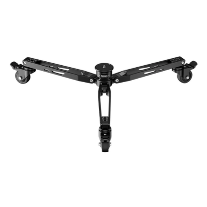 Aluminum Tripod Dolly 3-Wheel Foldable Base Quick Lock