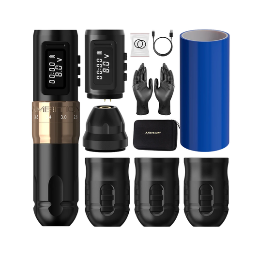 Cordless Tattoo Machine Kit Lightweight Smooth Pen Set