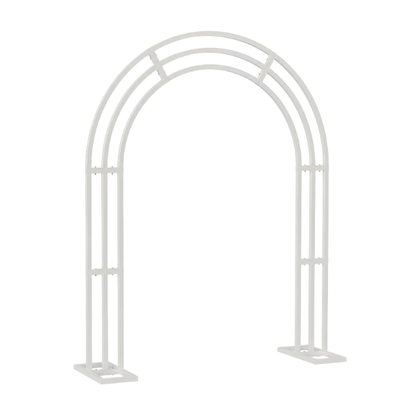 Heavy Duty White Metal Garden Arbor Wedding Arch XXL