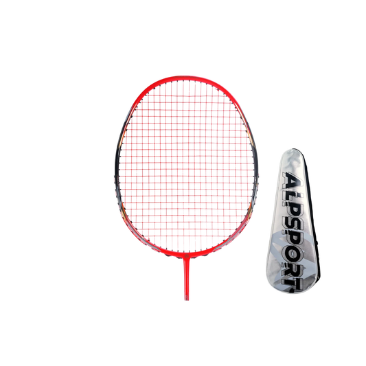 Pro 28lbs Fast Rebound Badminton Racket Red