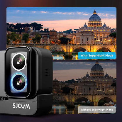 4K Dual Lens Action Camera with 64GB Memory Card