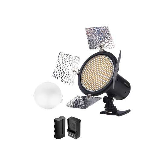 Compact Dimmable LED Fill Light Kit for Photography