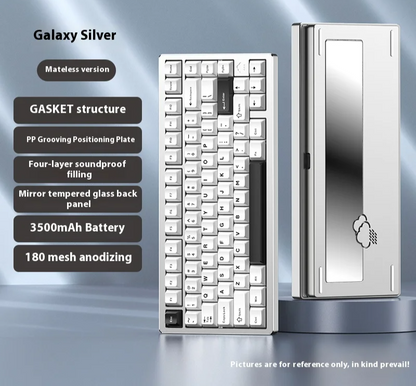 Wireless Mechanical Keyboard Aluminum Frame No RGB